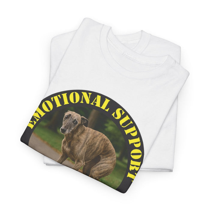 Emotional Support Human T-Shirt — Funny Rescue Dog Graphic Tee