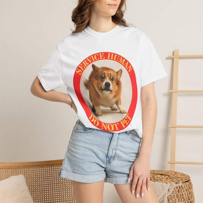 Service Human 'Do Not Pet' Corgi T-Shirt