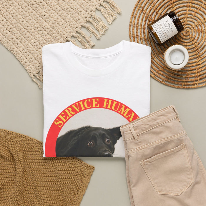Service Human Do Not Pet Tee — Funny Service Dog Shirt