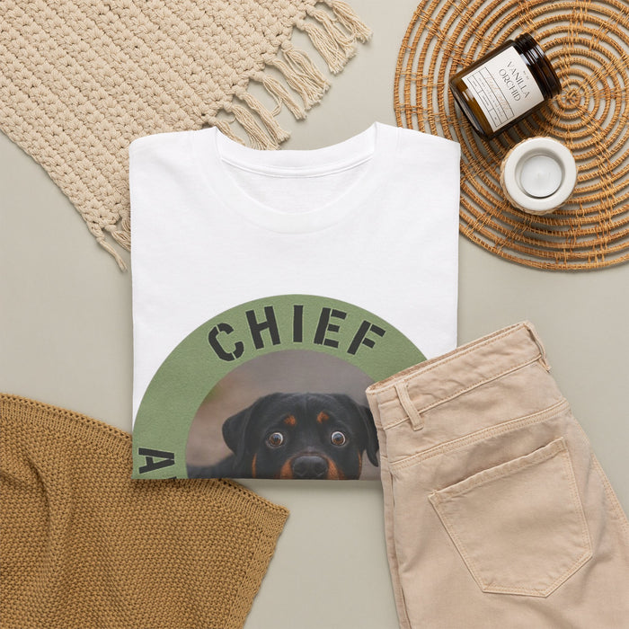 Chief Anxiety Officer Dog T-Shirt — Funny Rottweiler Pet Tee