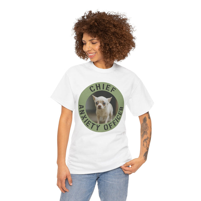 Chief Anxiety Officer T-Shirt — Funny Dog Graphic Tee