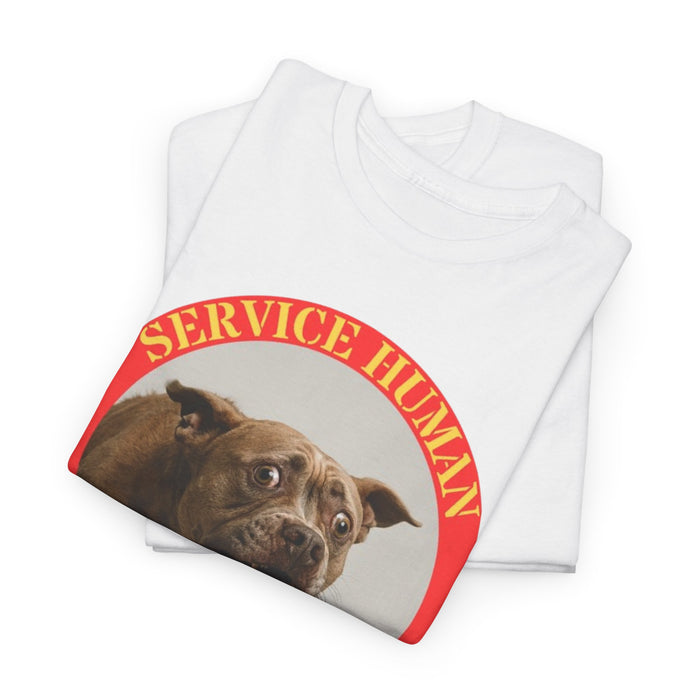 Service Human Do Not Pet T-Shirt — Funny Service Dog Awareness Tee