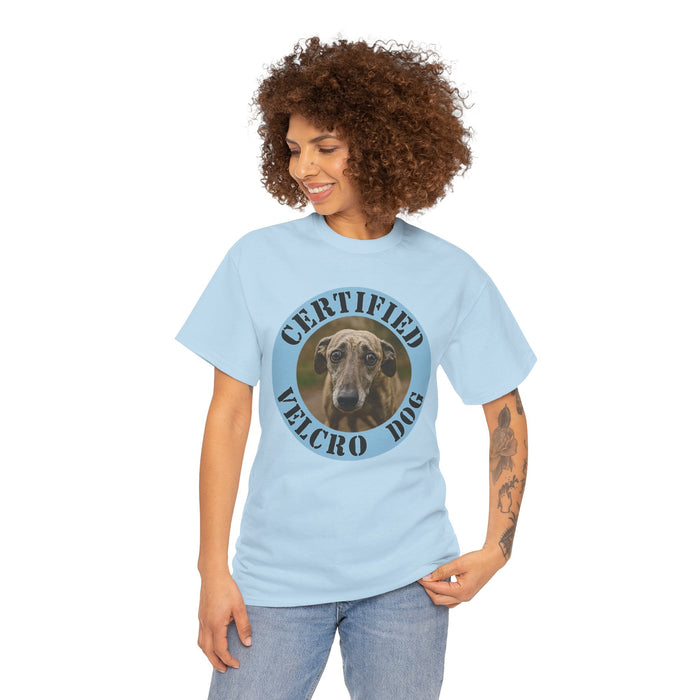 Certified Velcro Dog T‑Shirt — Funny Dog Lover Tee