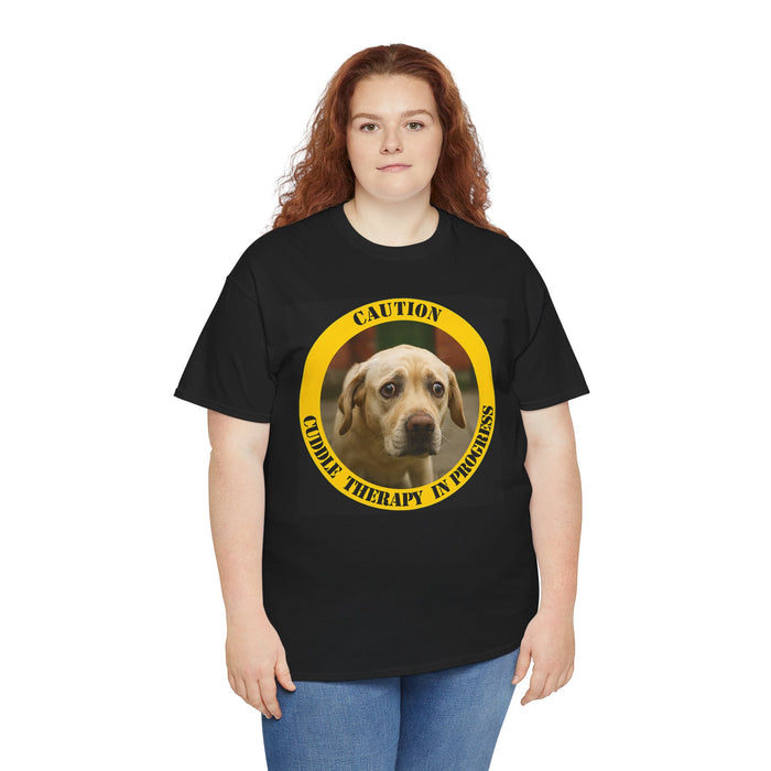 Caution: Cuddle Therapy in Progress Dog Tee