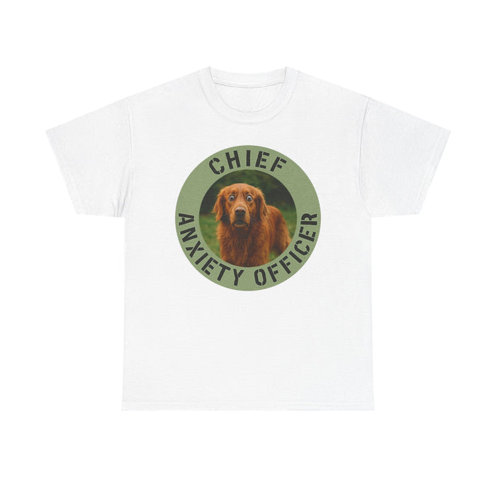 Chief Anxiety Officer Dog T-Shirt — Funny Pet Lover Tee
