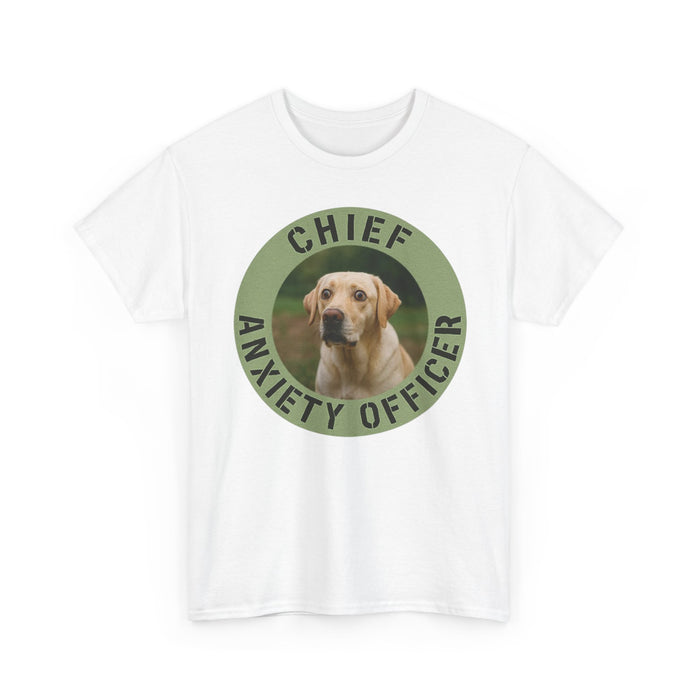 Chief Anxiety Officer T-Shirt — Funny Dog Graphic Tee