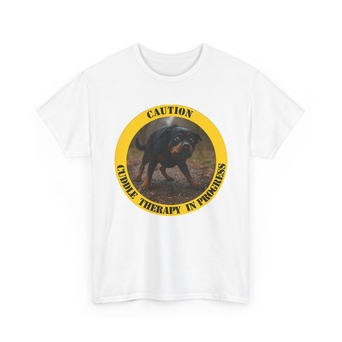Therapy Dog T‑Shirt — “Caution: Canine Therapy in Progress” Pet Lover Tee