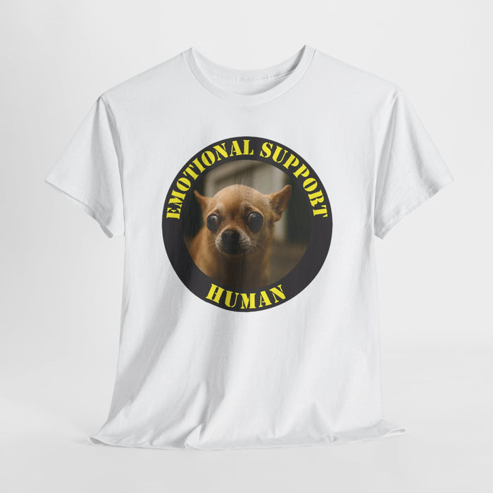Emotional Support Human T-Shirt — Cute Chihuahua Pet Therapy Tee