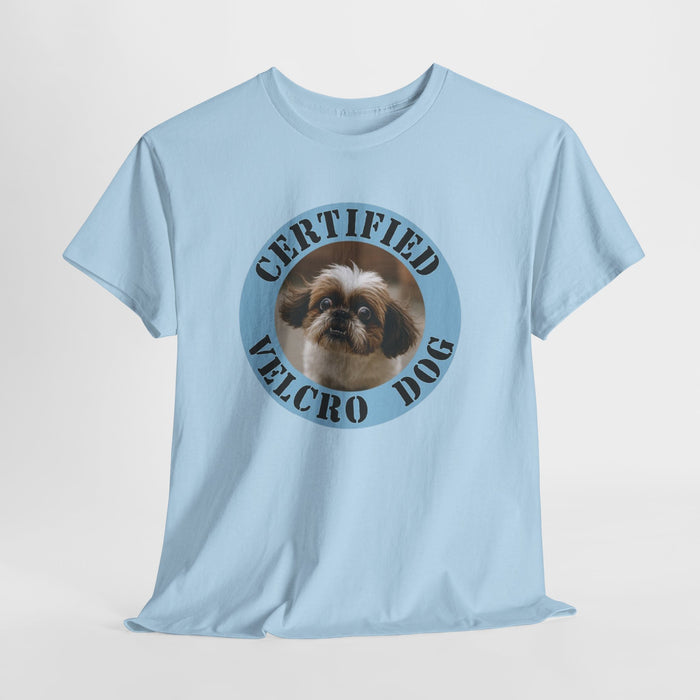 Certified Velcro Dog T‑Shirt — Funny Shih Tzu Pet Tee