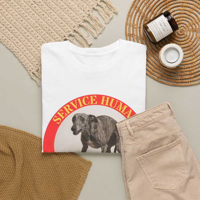 Service Human Do Not Pet T-Shirt — Funny Service Dog Parody Tee