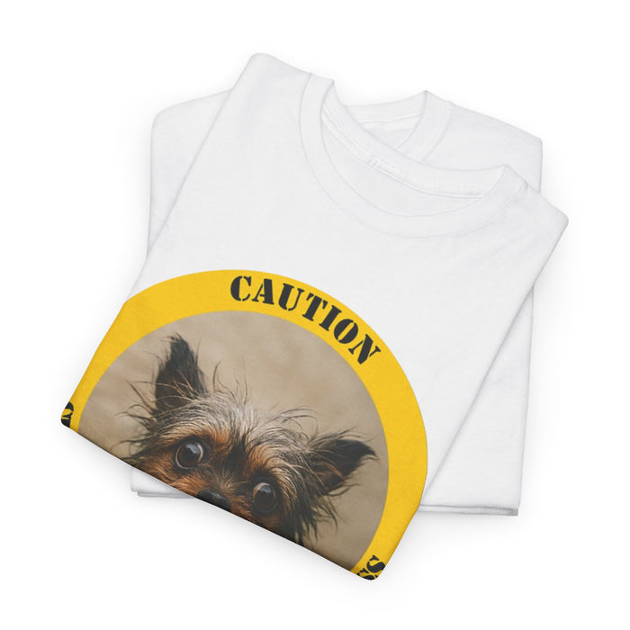 T‑Shirt — "Caution: Canine Therapy in Progress" Cute Dog Graphic Tee