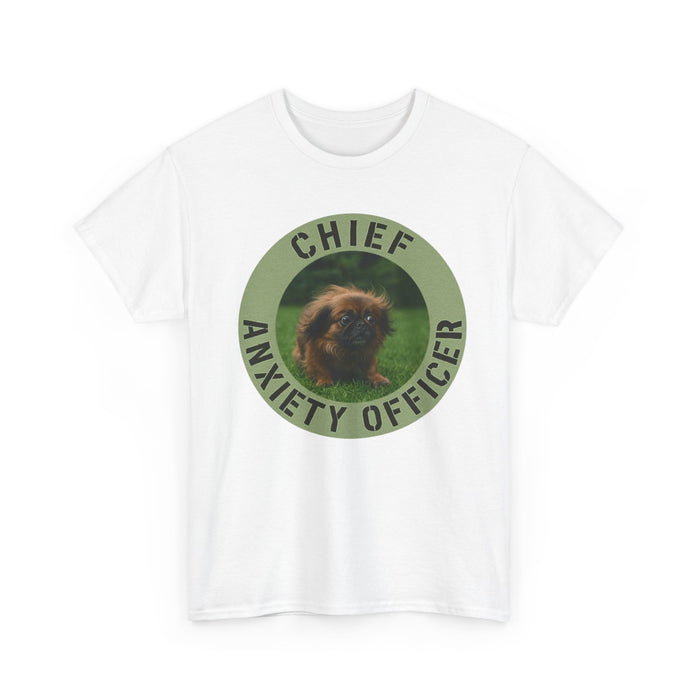 Chief Anxiety Officer T-Shirt — Funny Dog Graphic Tee