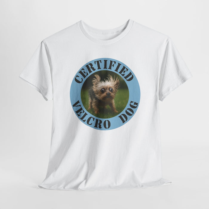 Certified Velcro Dog T-Shirt — Funny Vintage Pet Graphic Tee