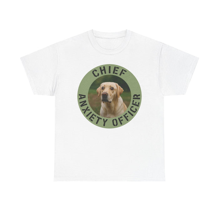 Chief Anxiety Officer T-Shirt — Funny Dog Graphic Tee