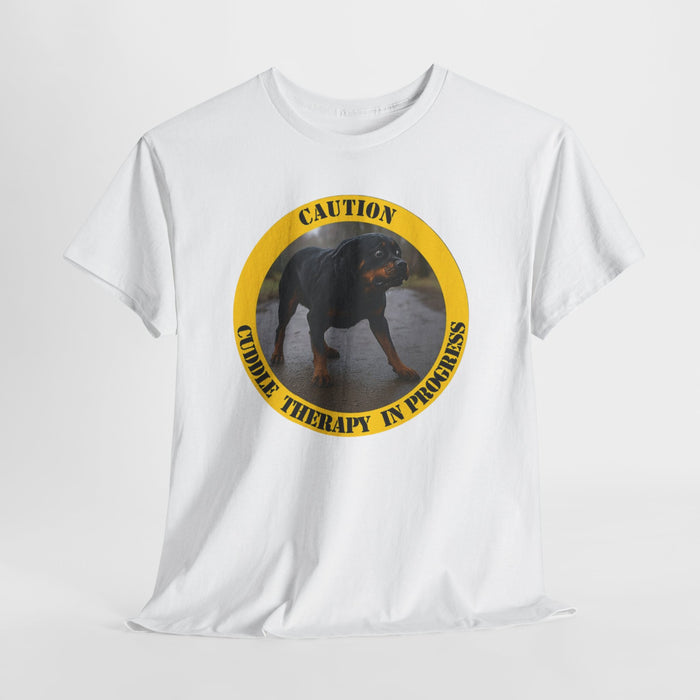Corgi Therapy T‑Shirt — "Caution: Corgi Therapy in Progress" Dog Lover Tee