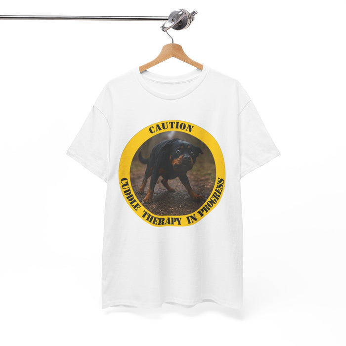 Therapy Dog T‑Shirt — “Caution: Canine Therapy in Progress” Pet Lover Tee