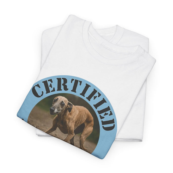 Certified Velcro Dog Tee — Funny Dog Lover T-Shirt