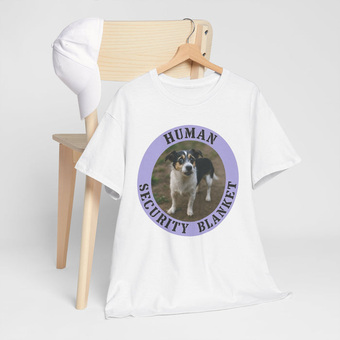 T-Shirt — "Human Security Blanket" Cute Puppy Graphic Tee