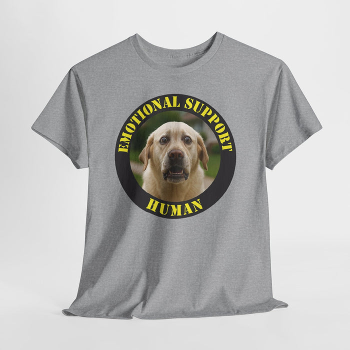 Emotional Support Human T-Shirt — Cute Labrador Pet Therapy Tee