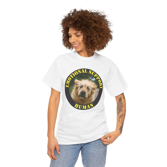 Emotional Support Human T-Shirt — Funny Rescue Dog Pet Lover Tee