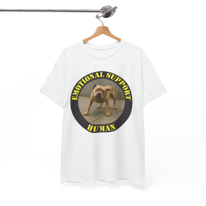 T-Shirt — "Emotional Support Human" Funny Dog Rescue Tee