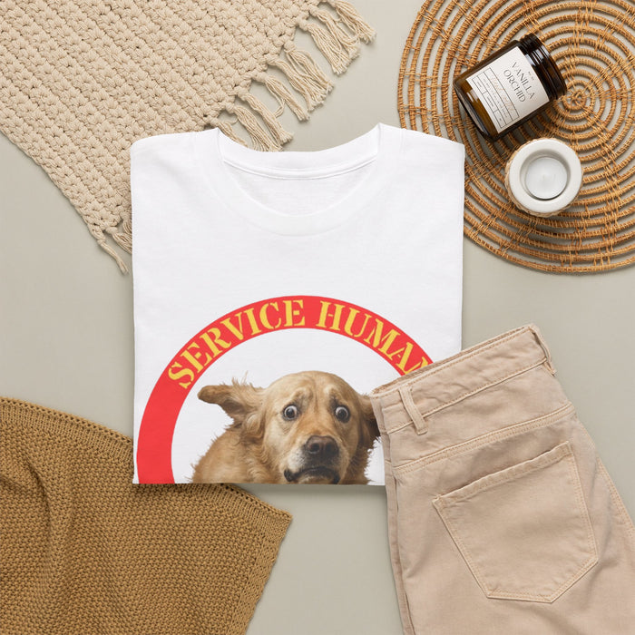 Service Human Do Not Pet T‑Shirt — Funny Service Dog Awareness Tee
