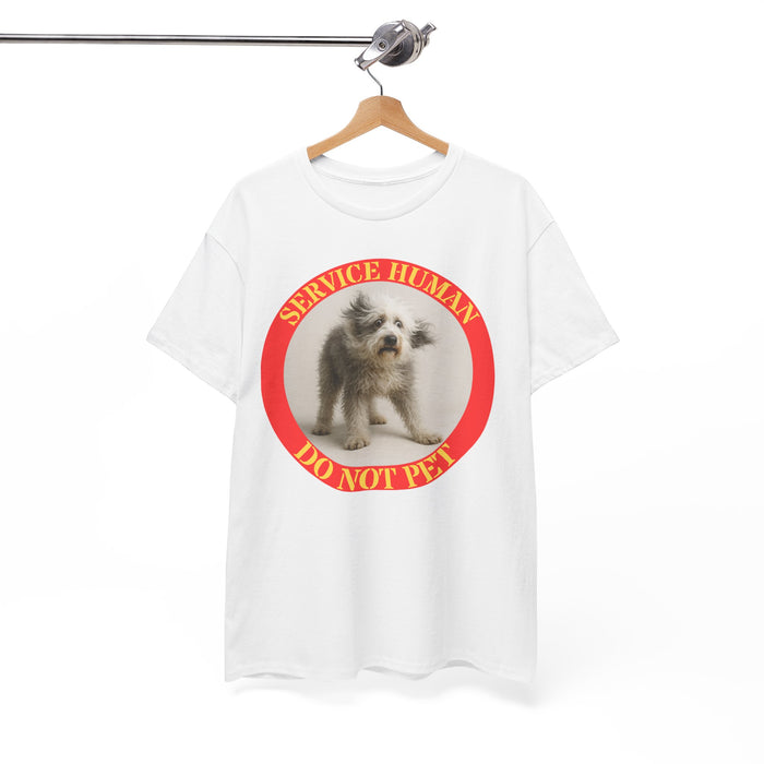 Service Hooman Do Not Pet T-Shirt — Cute Service Dog Graphic Tee