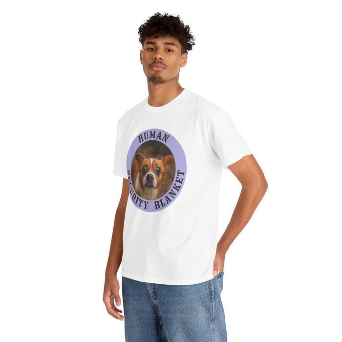 Dog 'Human Security Blanket' T-Shirt — Cute Pet Graphic Tee
