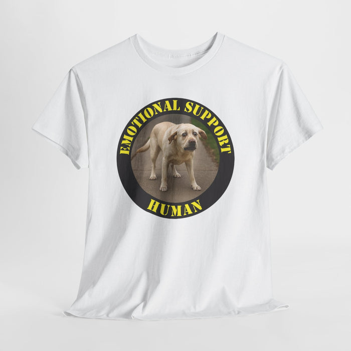 Emotional Support Human T-Shirt — Funny Dog Lover Tee