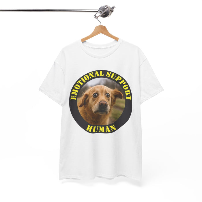Emotional Support Human T-Shirt — Funny Dog Rescue Pet Lover Tee