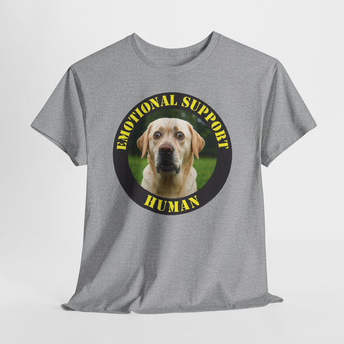 Emotional Support Human T-Shirt — Funny Labrador Pet Lover Tee