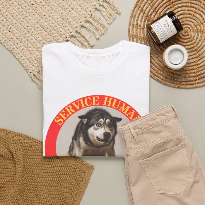 T-Shirt — 'Service Human Do Not Pet' Service Dog Humor Tee