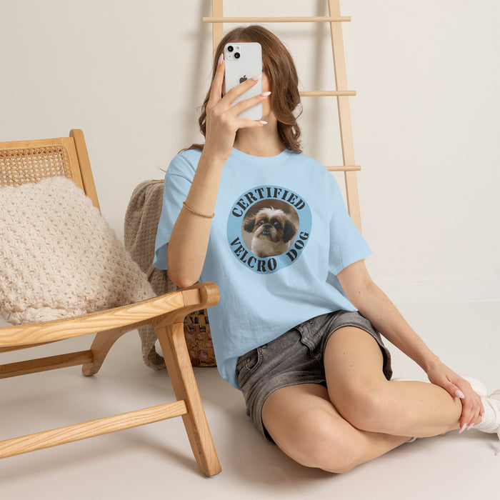 Certified Velcro Dog T‑Shirt — Funny Shih Tzu Pet Tee