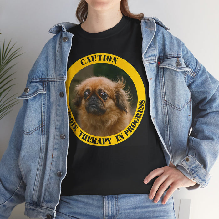 Caution: Canine Therapy in Progress T‑Shirt