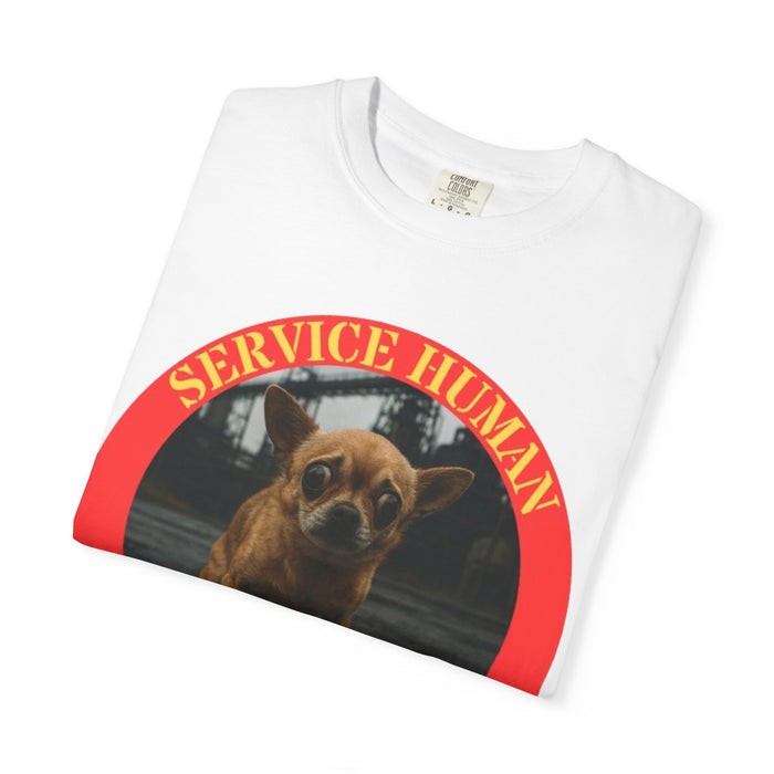 Service Human “Do Not Pet” T-Shirt — Funny Chihuahua Pet Etiquette Tee