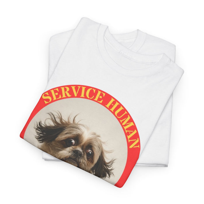 Service Human Do Not Pet T‑Shirt — Funny Service Dog Awareness Tee