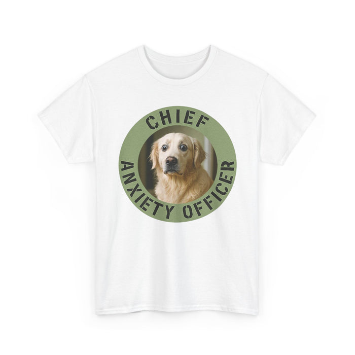 Chief Anxiety Officer T-Shirt — Funny Dog Graphic Tee