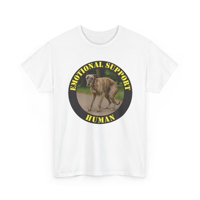 Emotional Support Human T-Shirt — Funny Rescue Dog Graphic Tee