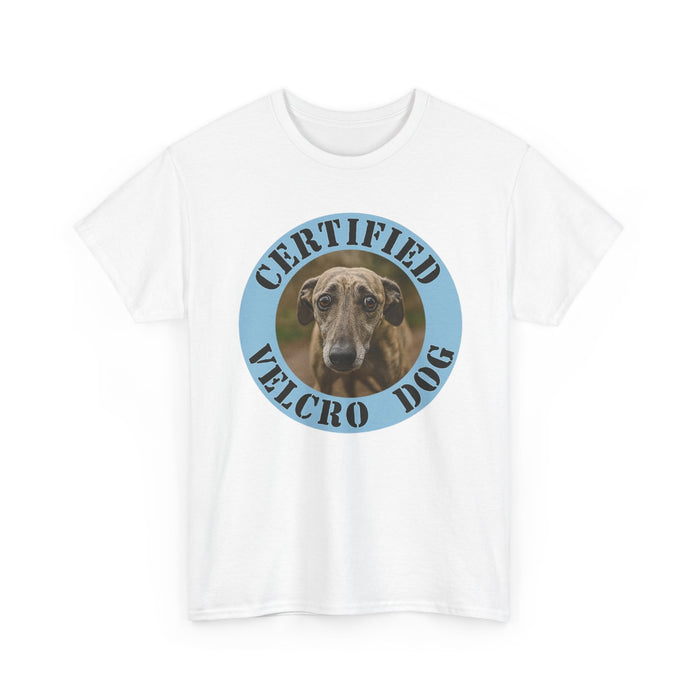 Certified Velcro Dog T‑Shirt — Funny Dog Lover Tee