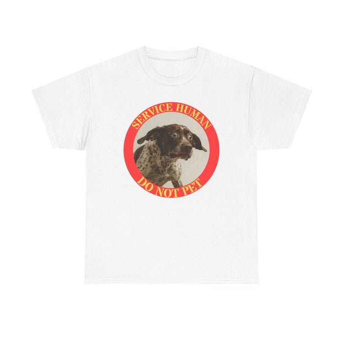 Service Human "Do Not Pet" T-Shirt – Puppy Service Dog Awareness Tee