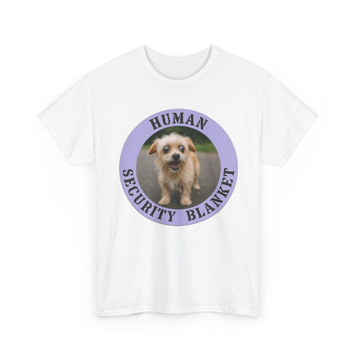 Dog 'Human Security Blanket' T-Shirt — Cute Puppy Graphic Tee