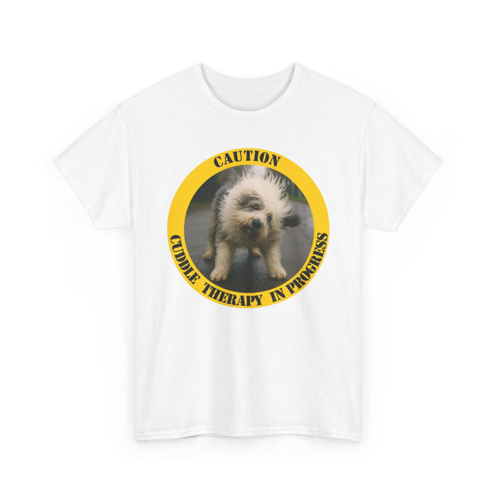 Caution: Cuddle Therapy In Progress T‑Shirt