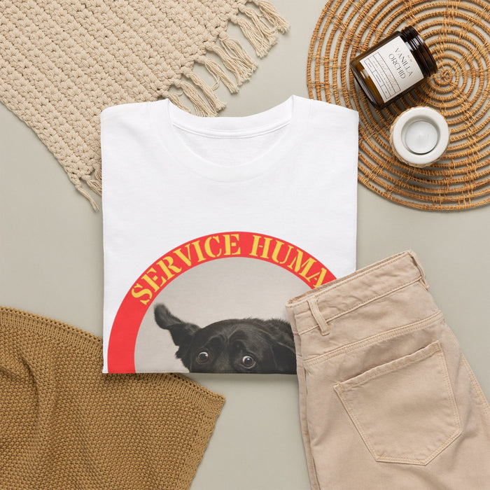 Service Dog Tee — "Service Human Do Not Pet" Graphic T-Shirt