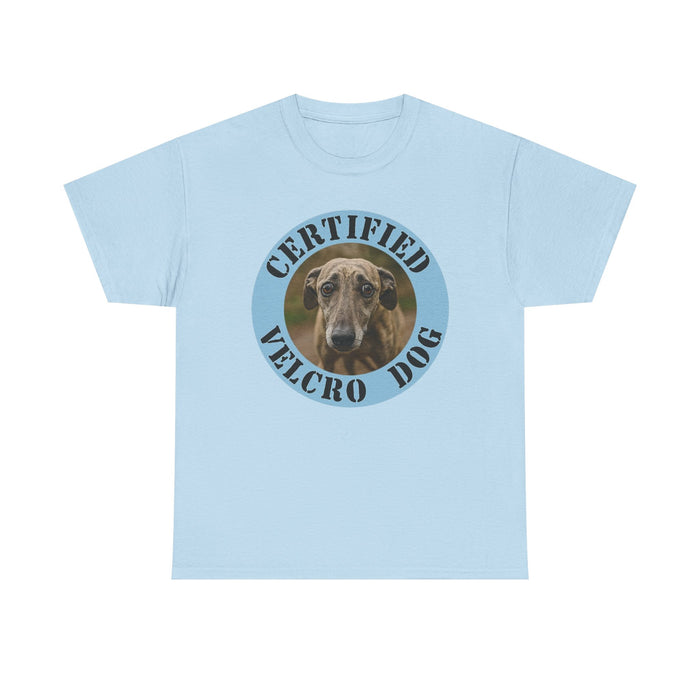 Certified Velcro Dog T‑Shirt — Funny Dog Lover Tee