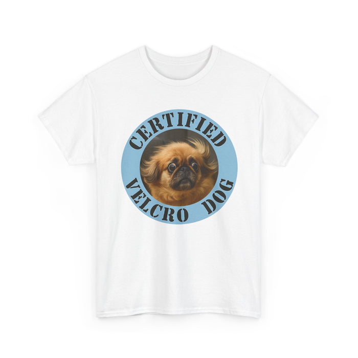 Certified Velcro Dog T-Shirt — Cute Pekingese Graphic Tee