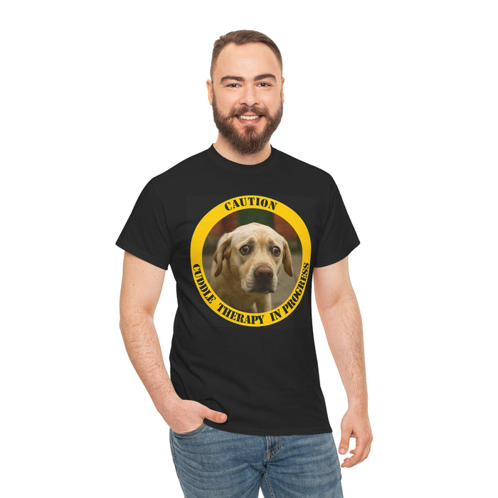 Caution: Cuddle Therapy in Progress Dog Tee