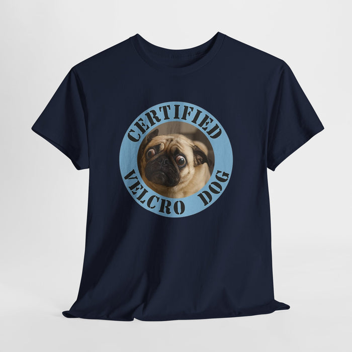 Certified Velcro Dog T-Shirt – Cute Pug Graphic Tee