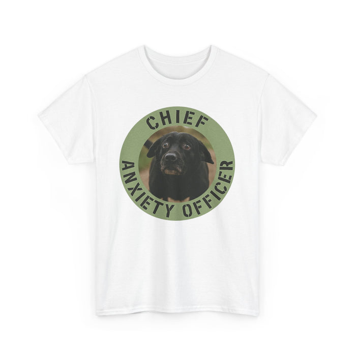 Chief Anxiety Officer T‑Shirt — Funny Dog Graphic Tee for Anxious Dog Lovers