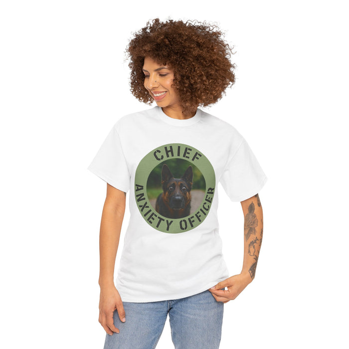 Chief Anxiety Officer Dog T-Shirt — Funny Pet Lover Tee