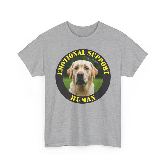 Emotional Support Human T-Shirt — Funny Labrador Pet Lover Tee